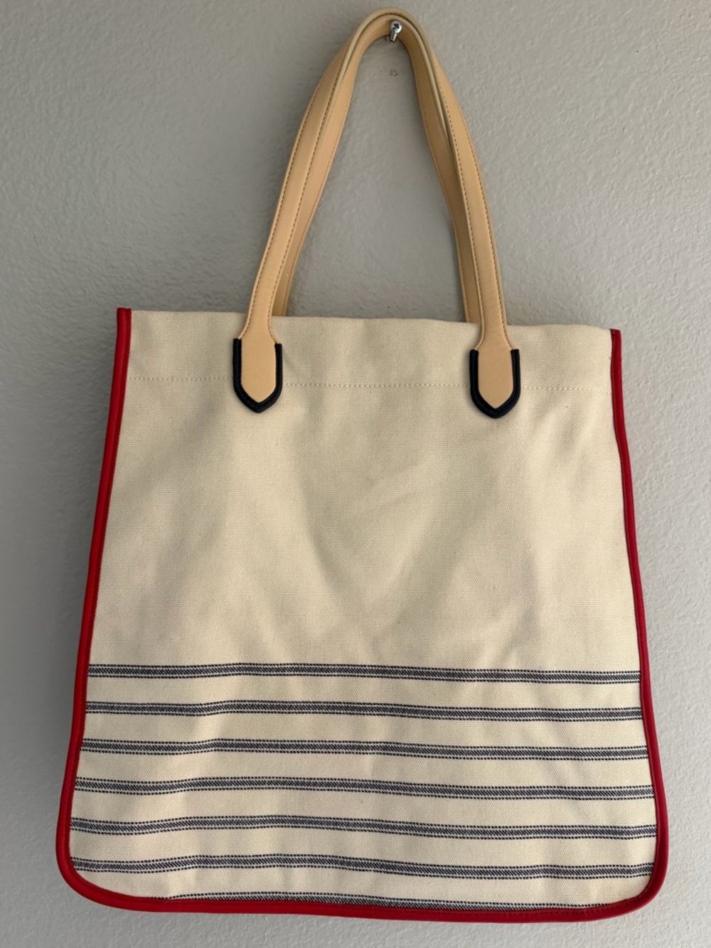 Coach - St Saint James - Nautical - Legacy Weekend - Canvas Tote Bag - White Red - Picture 4 of 5